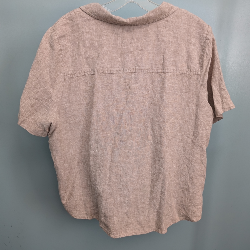 Reitmans Beige Button-Up Blouse - Picture 2 of 3